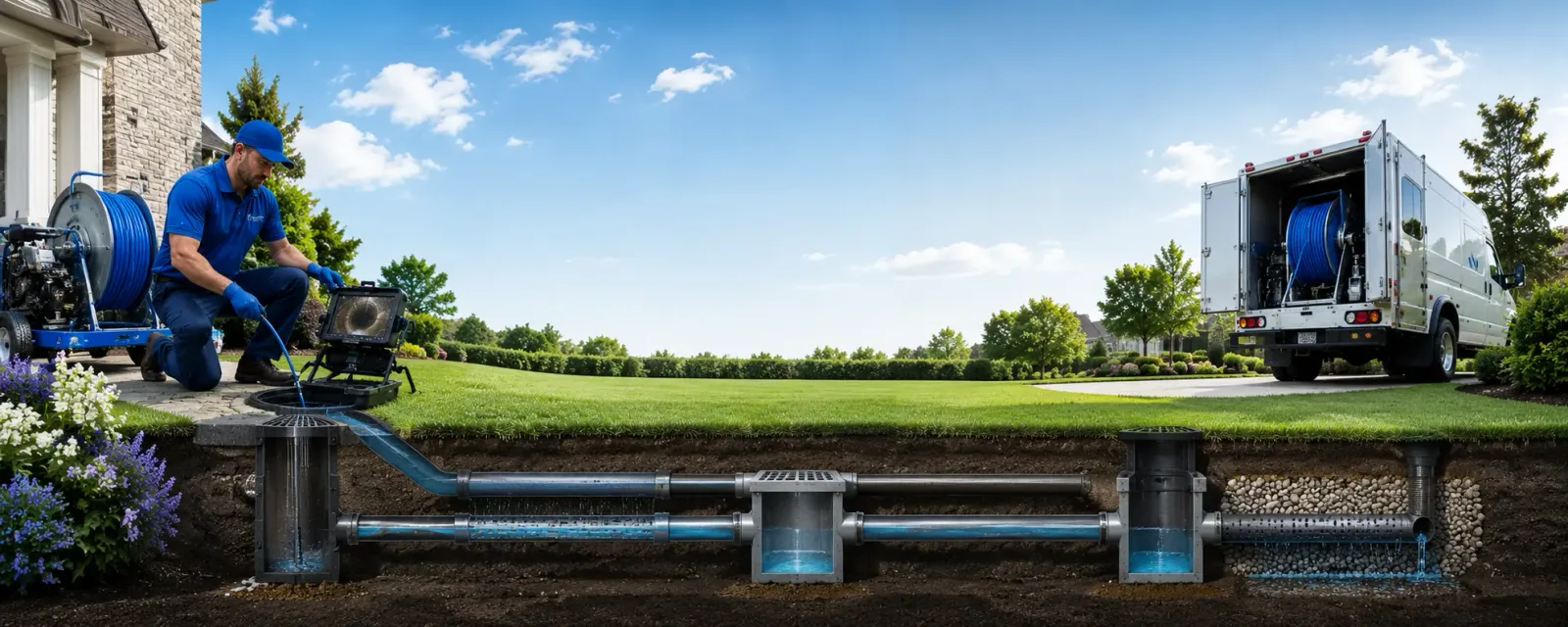 Outdoor drain cleaning information for Westfield, IL
